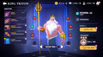 King Triton in Disney Sorcerer's Arena