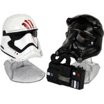 Finn and First Order Tie Pilot Helmets Black Series