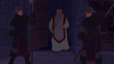 Achdeacon marches to stop Esmeralda's execution.