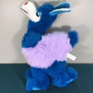 A plush toy of a llama