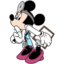 Minnie enfermera.