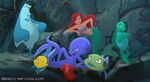 The Catfish Club Band with Ariel, Sebastian, and Flounder
