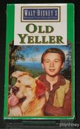 VHS front cover of "Old Yeller" from "Walt Disney's Studio Film Collection".