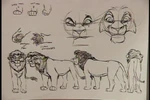Concept artwork of young adult Kovu