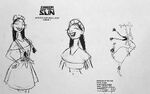 Dancer model sheet