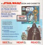 Back cover of 1979-1983 Star Wars tape editions