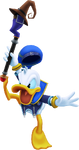 Donald's attacking pose in Kingdom Hearts II