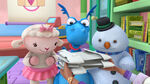 Stuffy, lambie and chilly get their hospital coats