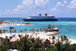 Disney Cruise as seen from North-West Beach