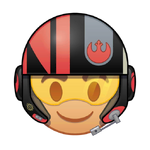 Poe's emoji for Disney Emoji Blitz.