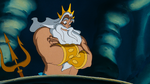 King Triton proudly watching his daughters' concert