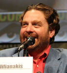 Zach Galiafinakis speaks at the 2012 San Diego Comic Con.