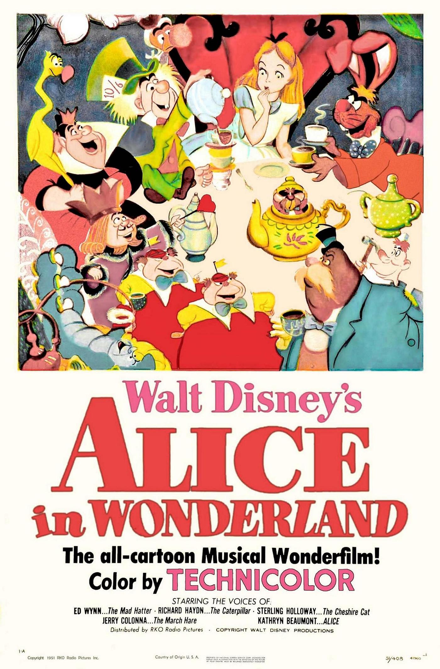 Alice In Wonderland 1951 Film Disney Wiki Fandom