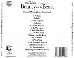 Beauty And The Beast Original Soundtrack Disney Wiki Fandom