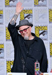 Bobcat Goldthwait at the 2018 San Diego Comic Con.