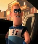 Buddy Pine como "Incredy-Boy".