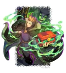 The Evil Queen and the Magic Mirror in Disney Star Smash.