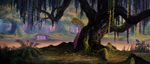 Eilonwy crying after her argument with Taran.