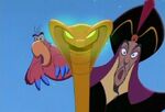 Iago and Jafar performing Bibbidi-Bobbidi-Boo