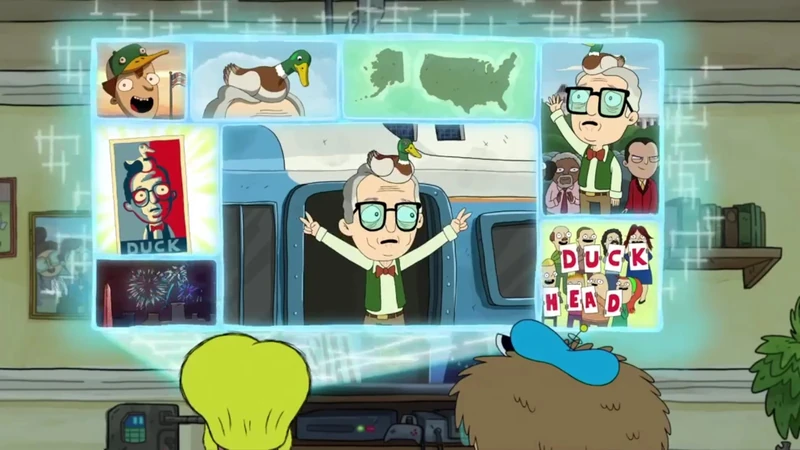Old Man Duck Head