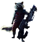 Rocket Raccoon (Ultimate Spider-Man; first appearance)