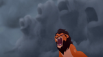 Scar using the Roar to kill the lion and the cobra.