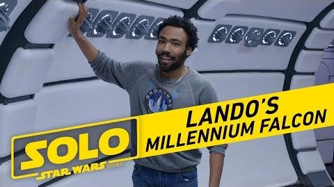 Solo A Star Wars Story Tour The Millennium Falcon with Donald Glover