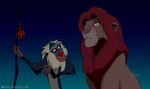 Rafiki with Simba