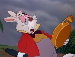 disney alice in wonderland characters rabbit