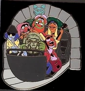 Dr. Teeth with Animal, Janice, Floyd Pepper, Zoot and Madame Leota