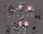 Werewolf Kids' concept art