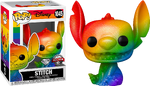 1045. Stitch (Seated, Rainbow-colored, Pride POP, Glitter, Diamond Collection) (2021 BoxLunch Exclusive)