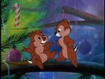 Chip and Dale in Pluto's Christmas Tree