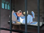Goofy behind bars