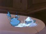 Over filling Merlin's cup with sugar