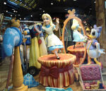 Disney Store Window Alice In Wonderland with Daisy Duck Alderwood Mall Lynnwood WA.