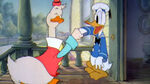 Donald with his cousin Gus Goose