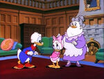 Webby with Scrooge McDuck and Bentina Beakley