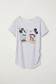 Camiseta en punto suave de algodón con estampado de H&M.