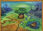The Pride Lands as seen in The Lion King: Activity Center