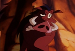 Pumbaa gets surprised and asks if they can sing