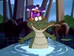 The crocodile's cameo in Darkwing Duck (Ep: "Apes of Wrath")