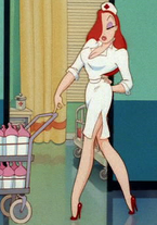 Jessica hace de enfermera en Tummy Trouble.