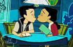 Penny and Kwok Kissing