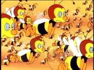 The swarm hypnotized.