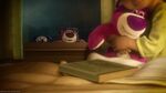 Daisy hugging a replacement Lotso