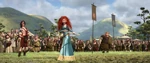 Amazed by Merida's skill.
