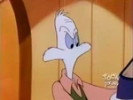 Darkwing without a beak due to animation error
