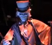 The New Hatbox Ghost Animatronic unveiled at the 2013 D23 Expo.