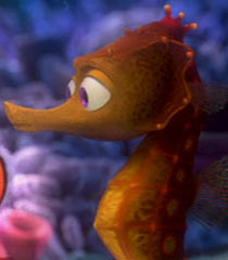 seahorse finding nemo drawing